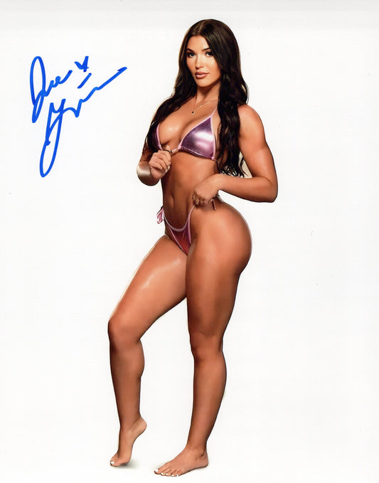 Jazmyn Nyx Jade Gentile (8x10) WWE NXT photo signed auto autographed