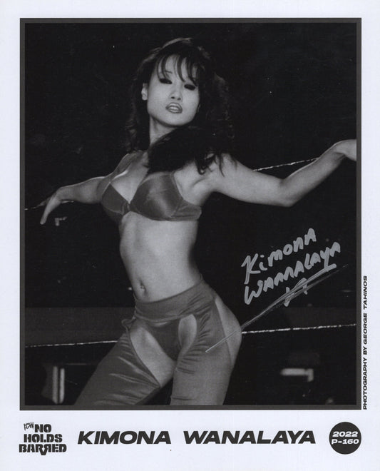 Kimona Wanalaya (8x10) ICW NHB promo  photo signed auto autographed ECW