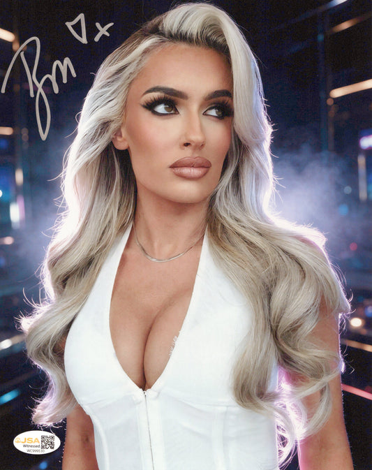 Blake Monroe Mariah May (metallic 8x10) photo signed auto autographed AEW WWE