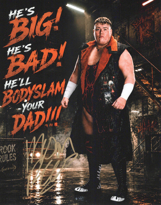 Mason Rook (8x10) WWE NXT photo signed auto autographed