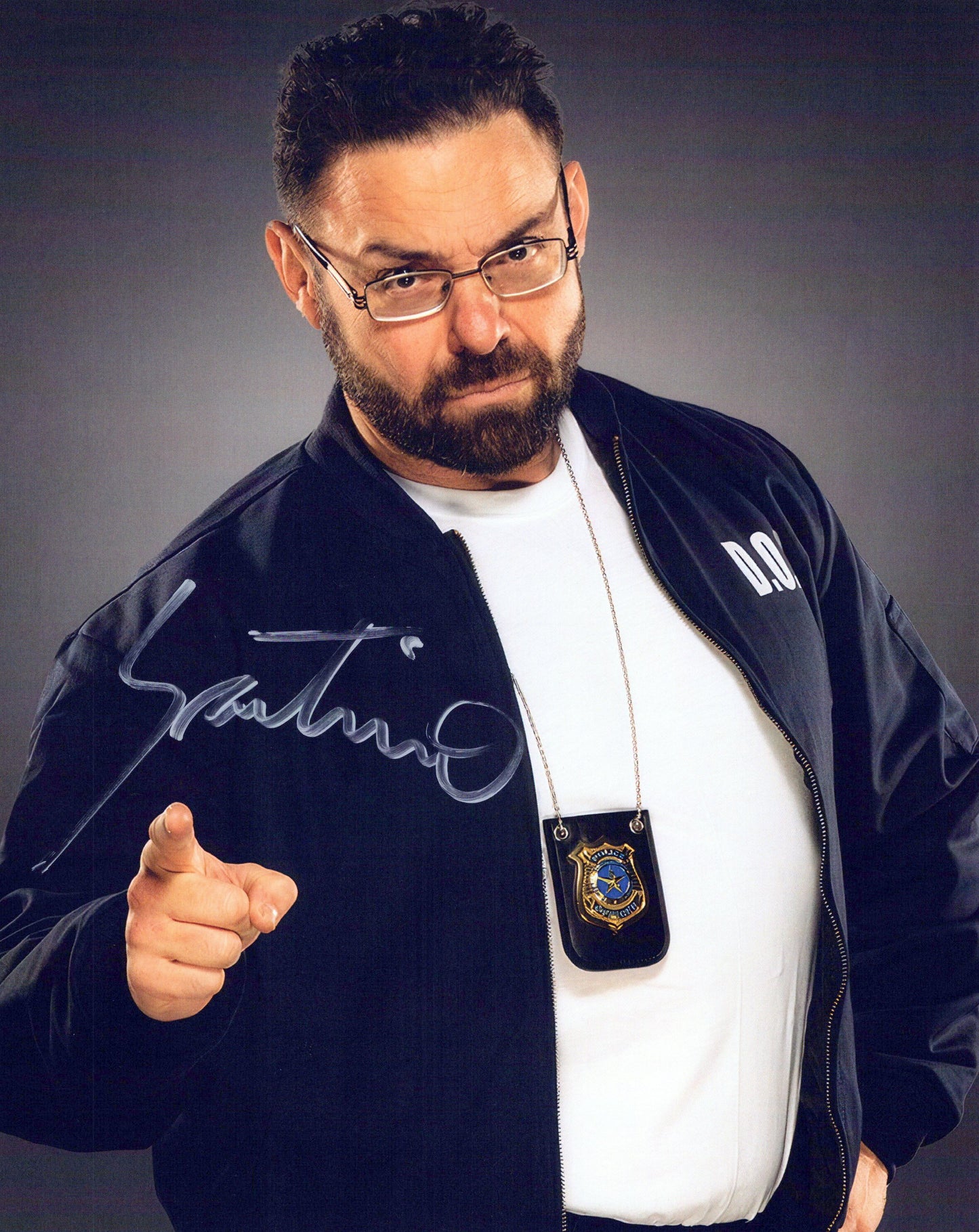 Santino Marella TNA WWE WWF (8x10) photo signed auto autographed