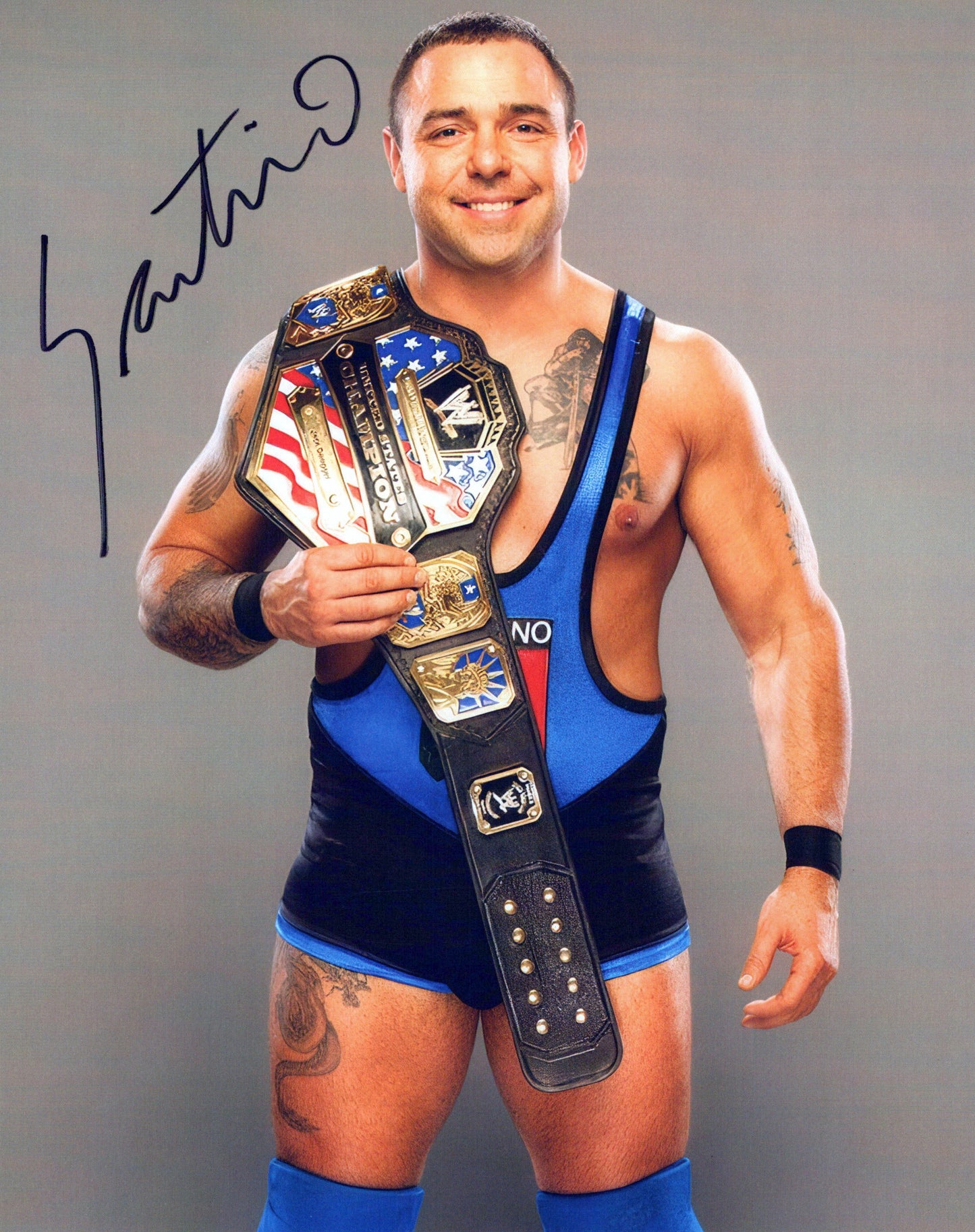 Santino Marella TNA WWE WWF (8x10) photo signed auto autographed