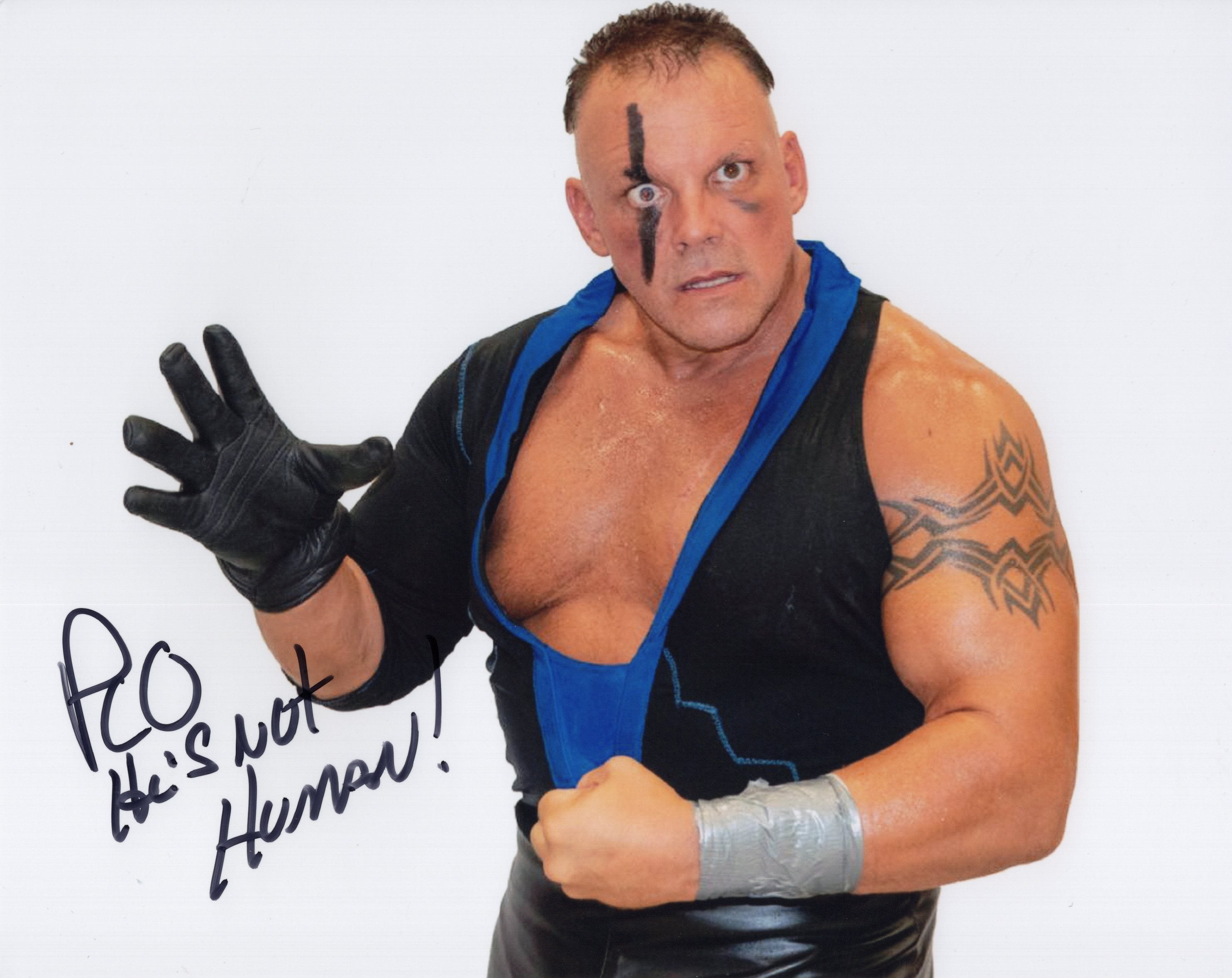 Pco Masked PCO WWF photo signed auto autographed inscribed – Funhouse Autographs