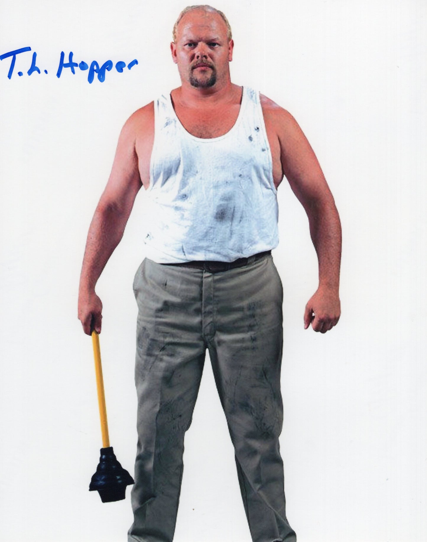 TL Hopper WWF Rare 8x10  photo signed auto autographed