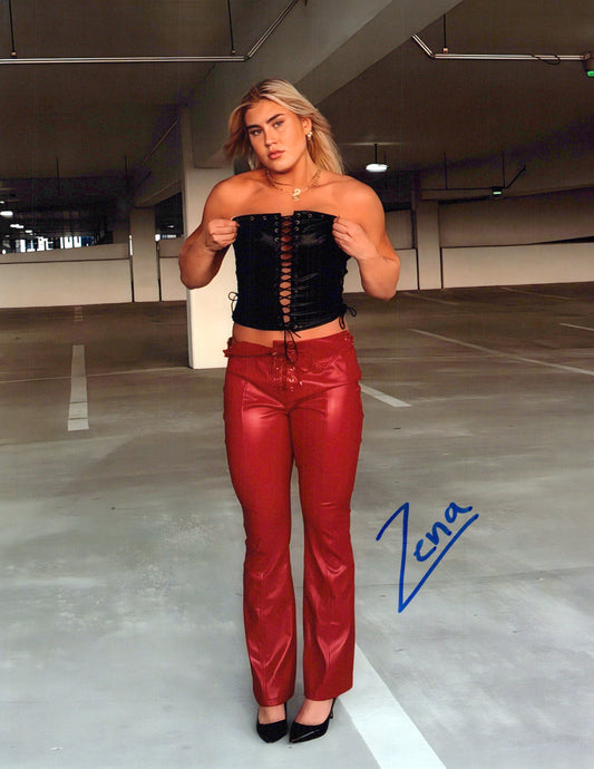 Zena Sterling LFG (8x10) WWE NXT photo signed auto autographed