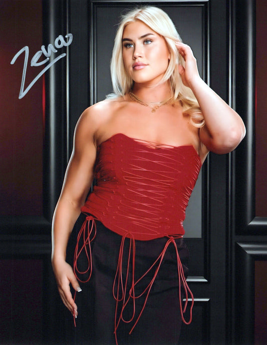 Zena Sterling LFG (8x10) WWE NXT photo signed auto autographed