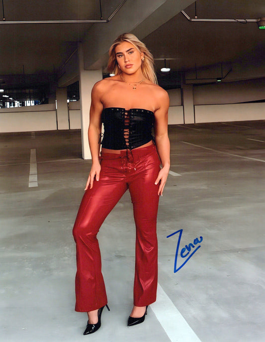 Zena Sterling LFG (8x10) WWE NXT photo signed auto autographed