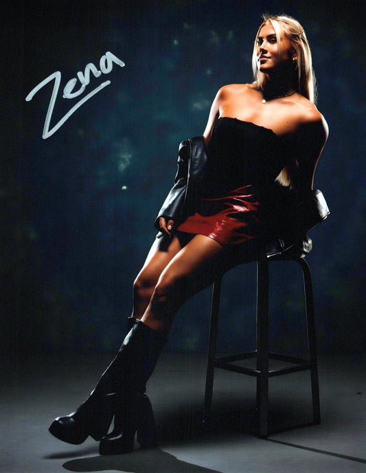 Zena Sterling LFG (8x10) WWE NXT photo signed auto autographed