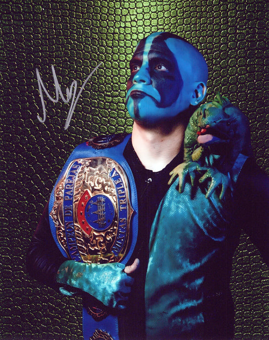 Mr. Iguana (8x10) WWE AAA NXT CML photo signed auto autographed