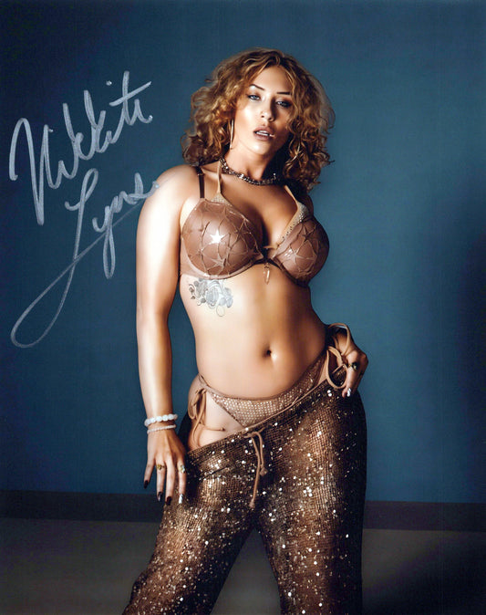Nikkita Lyons (8x10) photo NXT WWE EVOLVE signed auto autographed