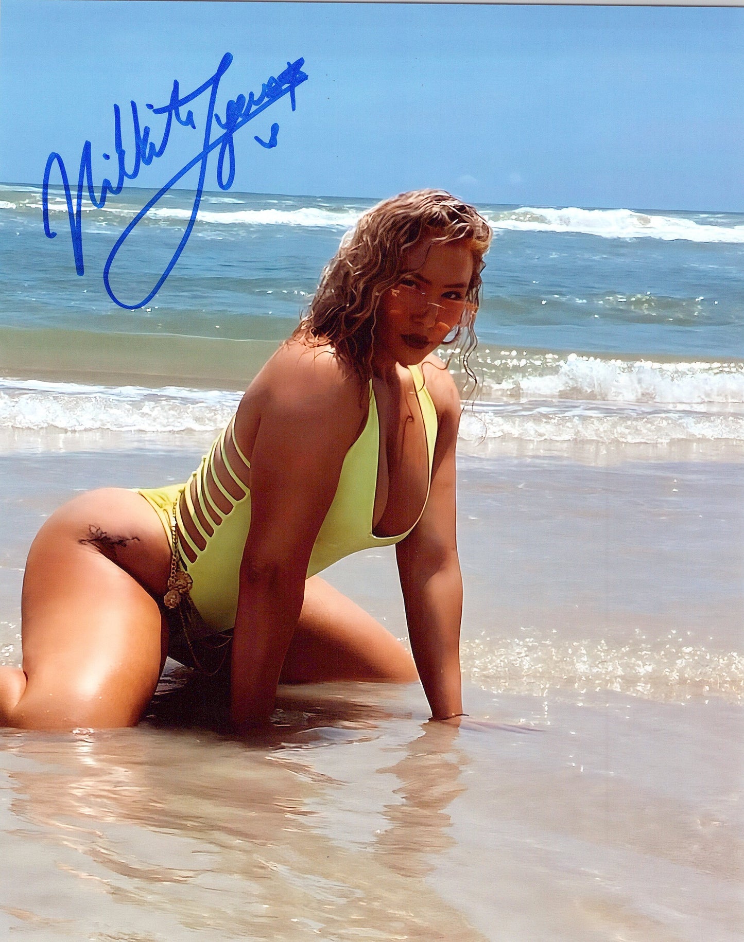 Nikkita Lyons (8x10) photo NXT WWE EVOLVE signed auto autographed