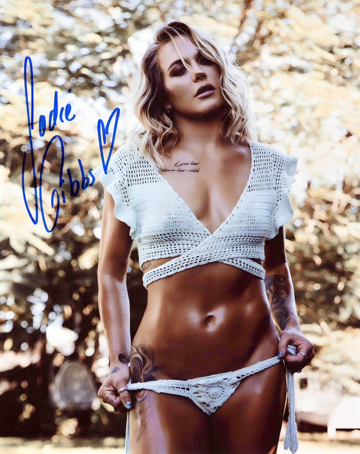 Sadie Gibbs (8x10) WWE NXT AEW photo signed auto autographed