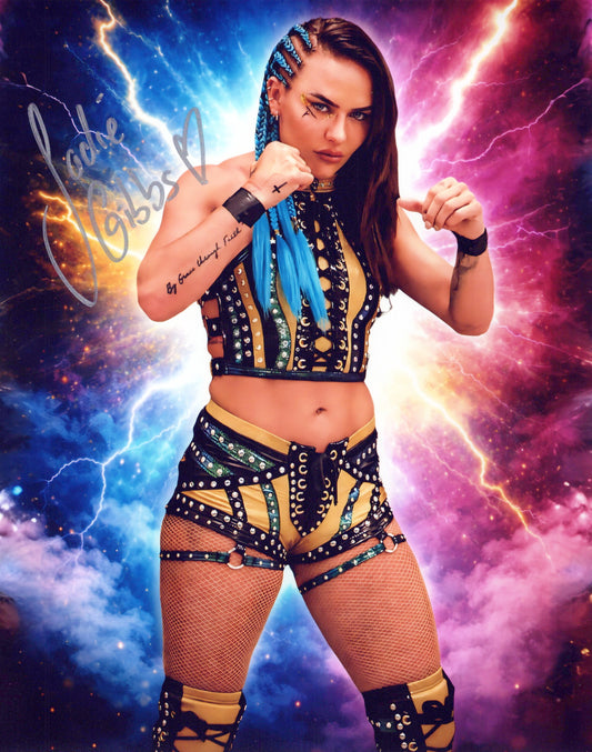 Sadie Gibbs (8x10) WWE NXT AEW photo signed auto autographed