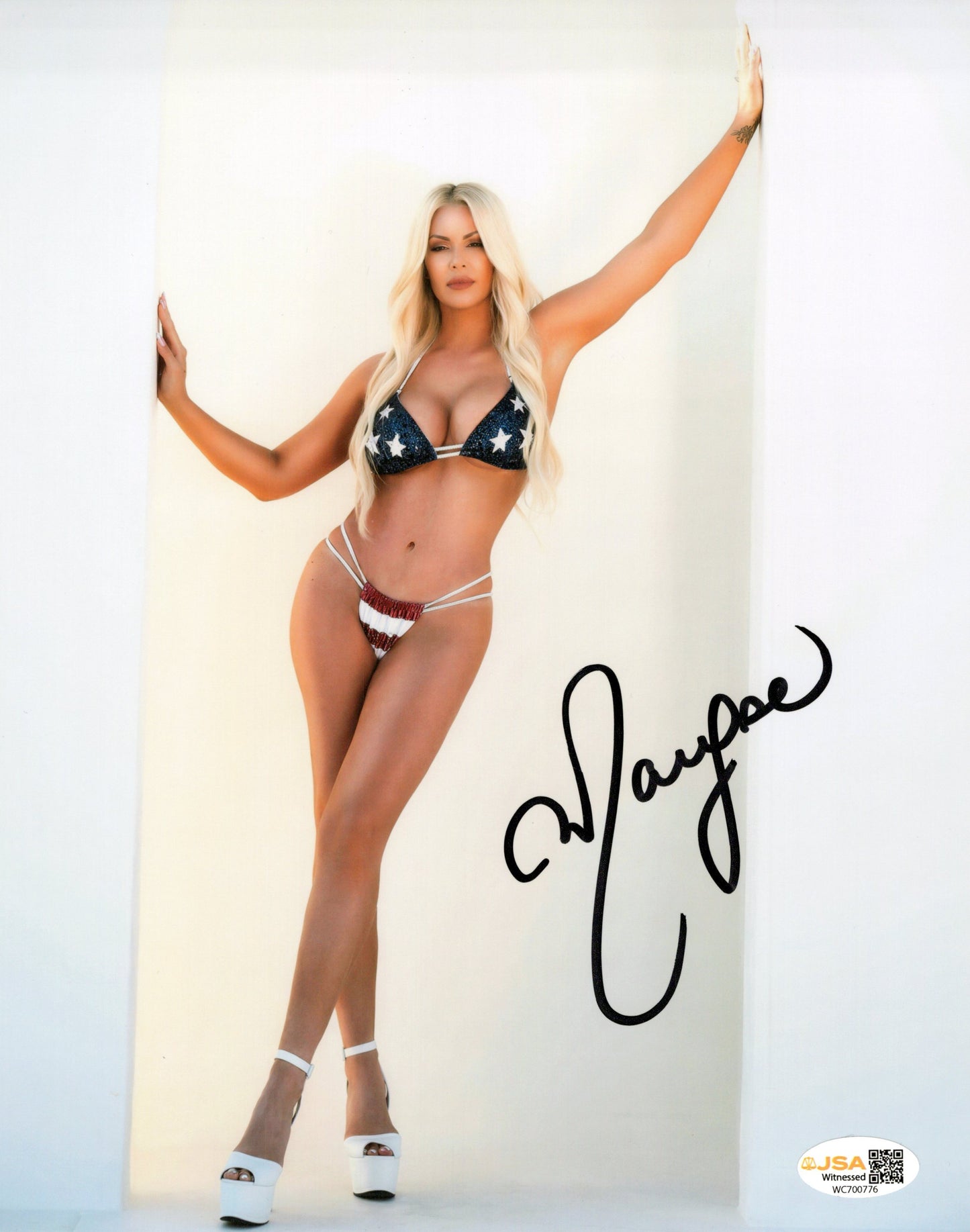 Maryse JSA COA (8x10) WWE photo signed auto autographed