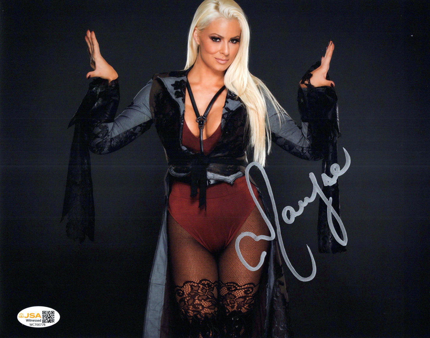 Maryse JSA COA (8x10) WWE photo signed auto autographed