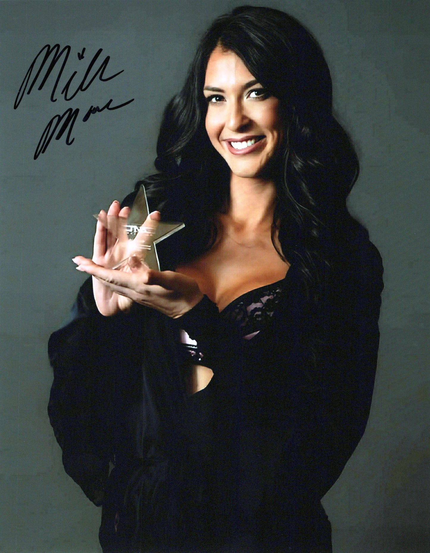Mila Moore (8x10) photo signed auto autographed TNA