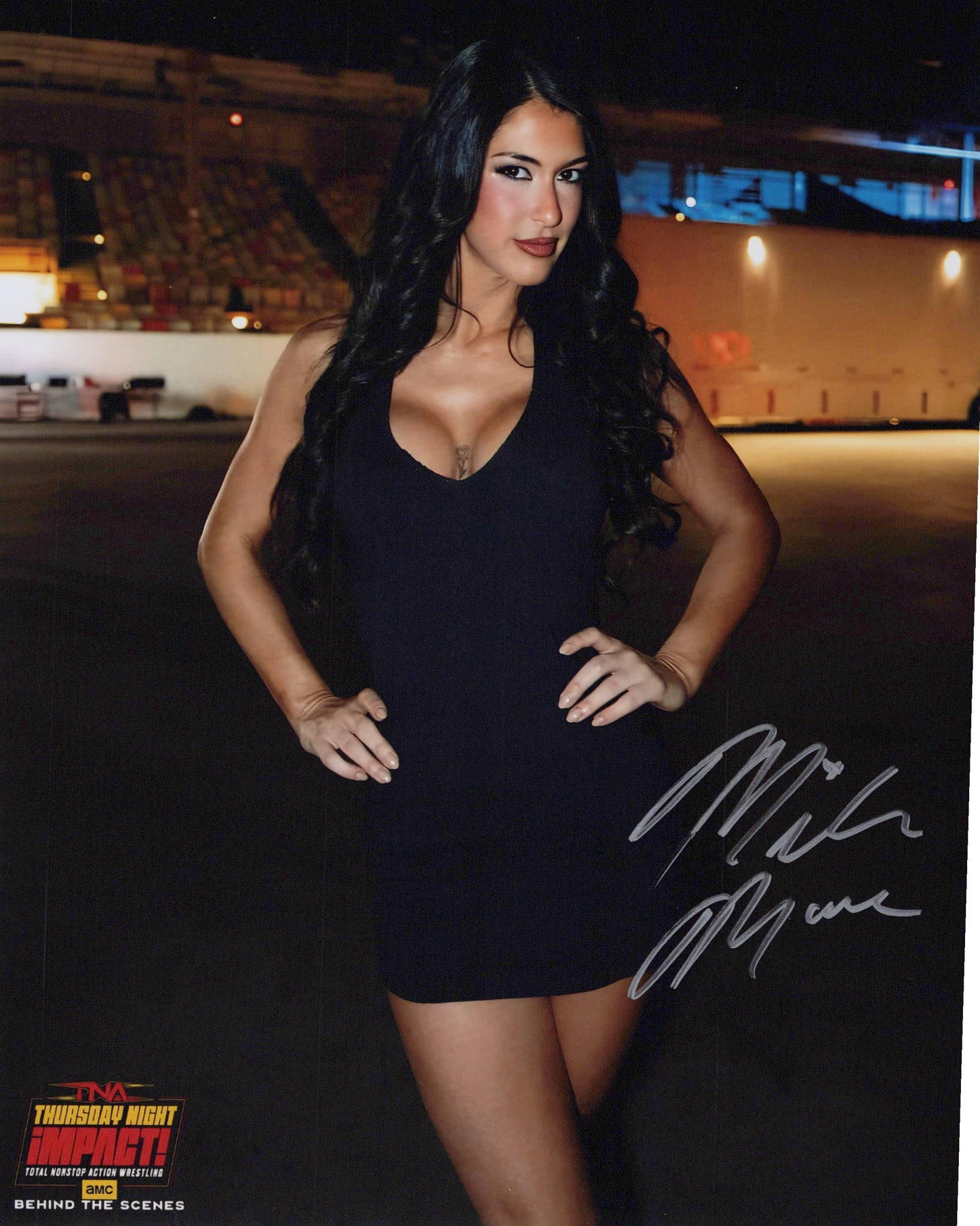 Mila Moore (8x10) photo signed auto autographed TNA