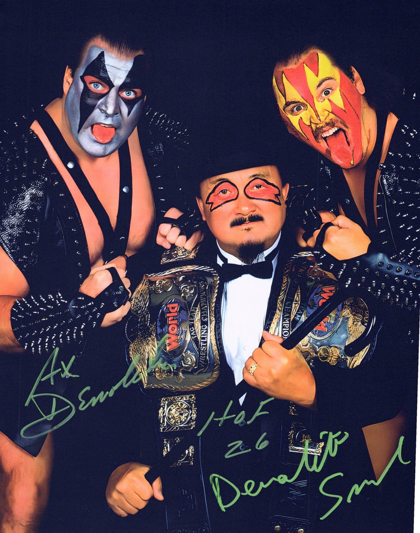 Demolition Ax Smash WWF WWE 8x10 photo signed auto autographed