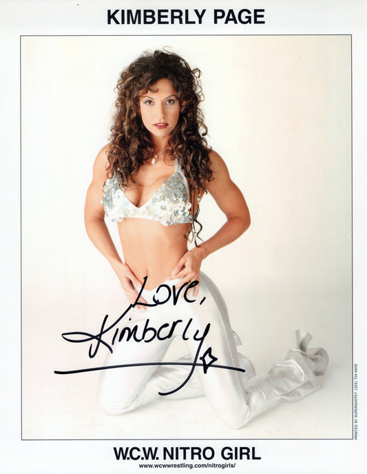Kimberly Page (8x10) TNA WCW photo signed auto autographed