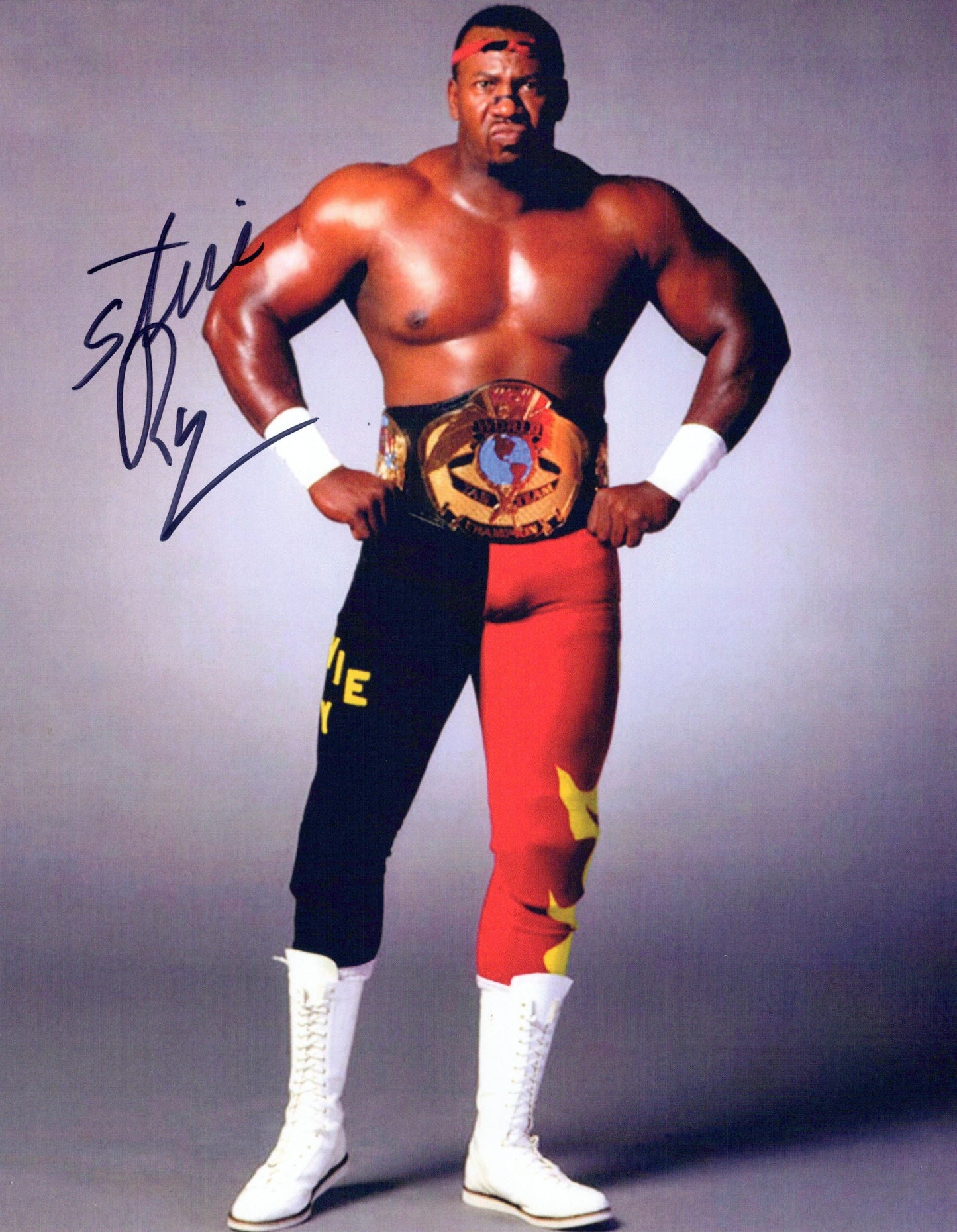 Stevie Ray 8x10 photo signed auto autographed WCW harlem heat