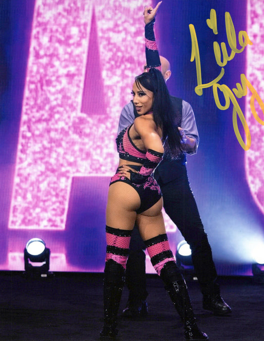 Leila Grey 8x10  AEW Autographed signed photo! Sexy Hot