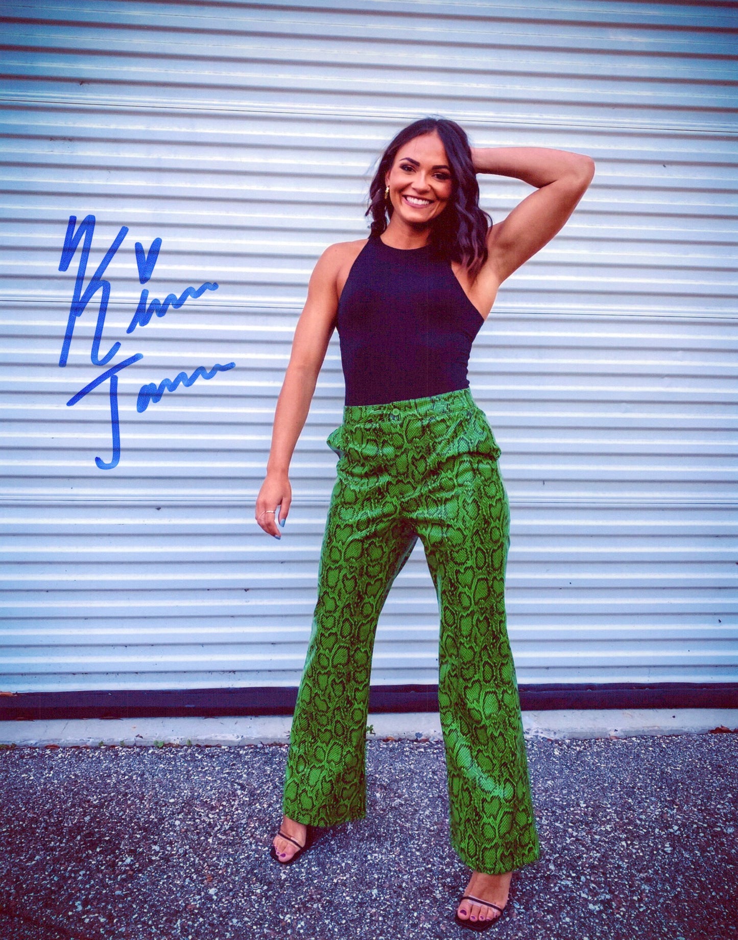 Kiana James (8x10) Funhouse photo signed auto autographed WWE NXT