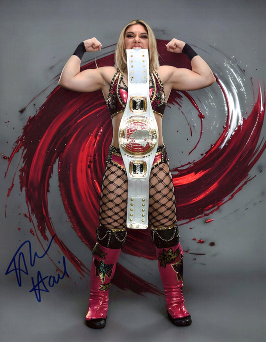 Thea Hail 8x10 NXT WWE signed autographed photo