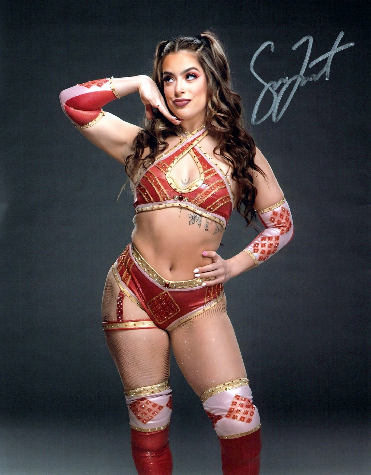 Sirena Linton Miss Spicy (8x10) WWE NXT LFG photo signed auto autographed