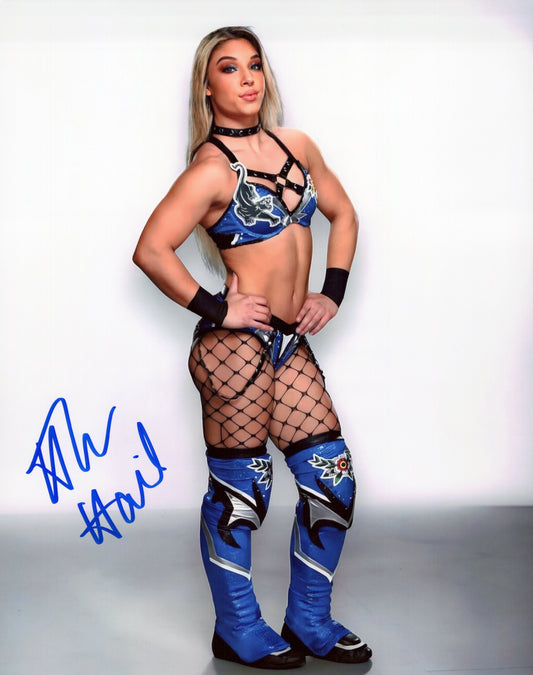 Thea Hail 8x10 NXT WWE signed autographed photo