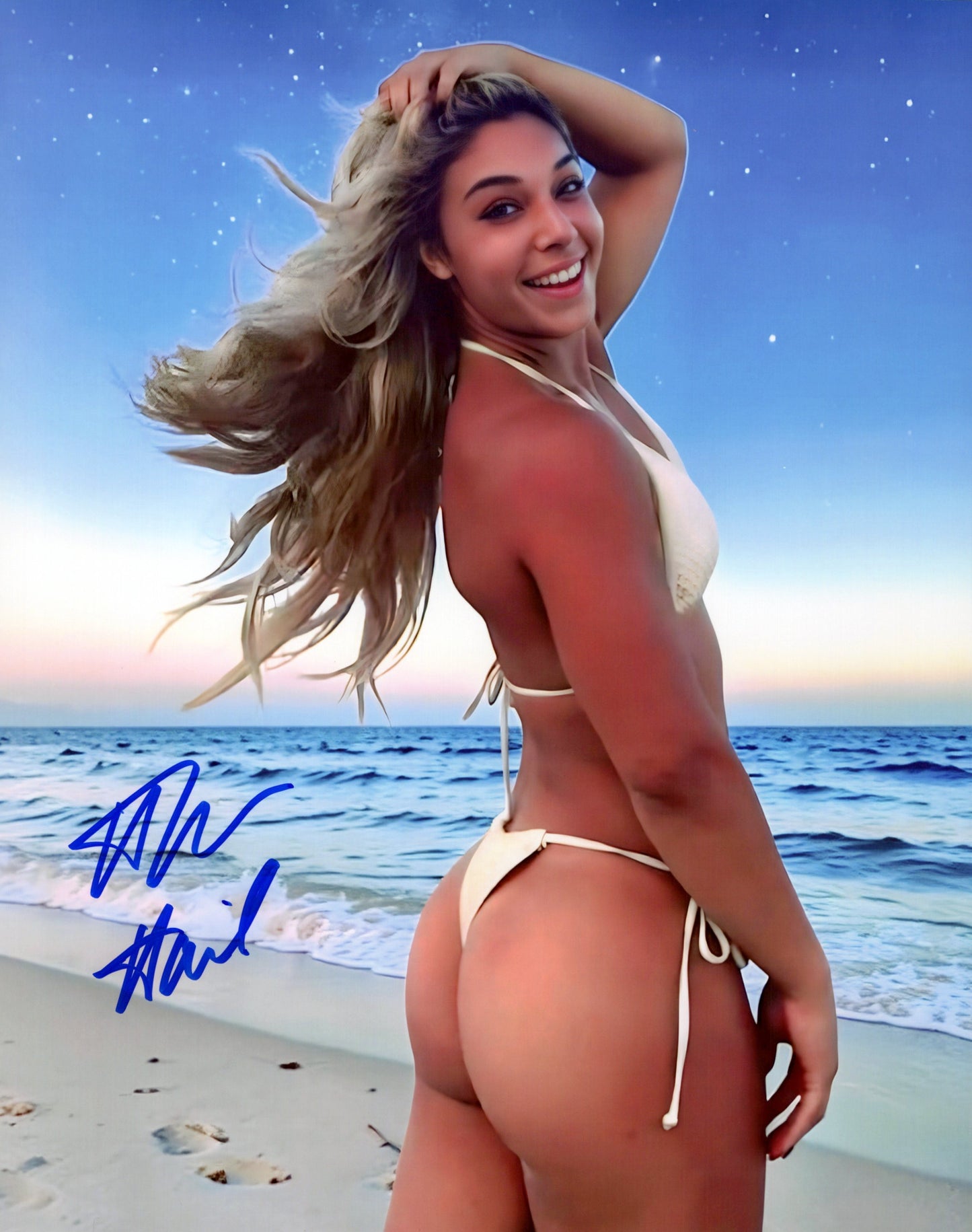 Thea Hail 8x10 NXT WWE signed autographed photo