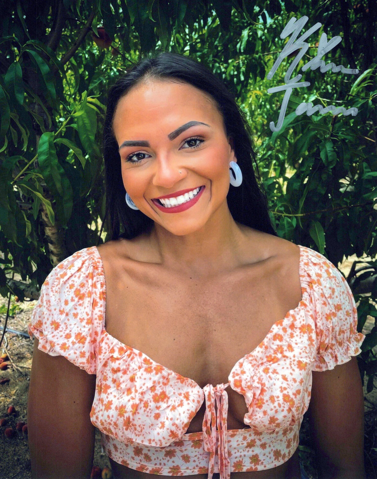 Kiana James (8x10) Funhouse photo signed auto autographed WWE NXT
