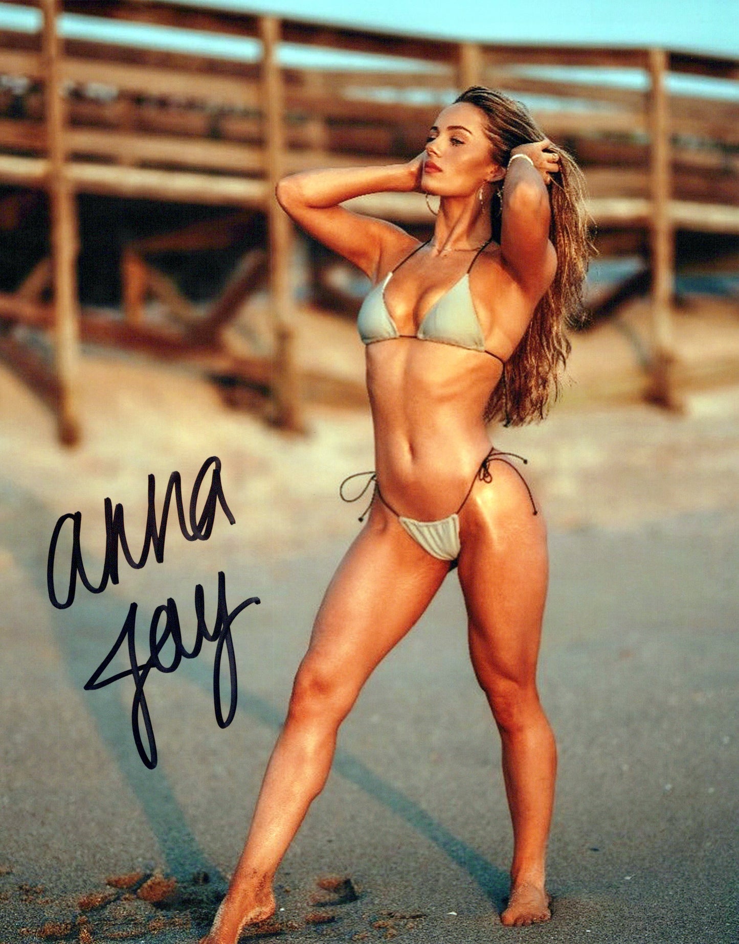 Anna Jay signed (8x10) photo AEW auto autographed