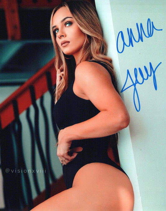 Anna Jay signed (8x10) photo AEW auto autographed