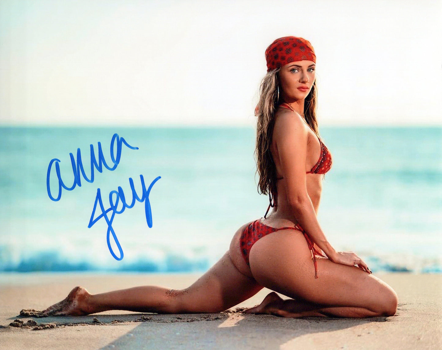 Anna Jay signed (8x10) photo AEW auto autographed