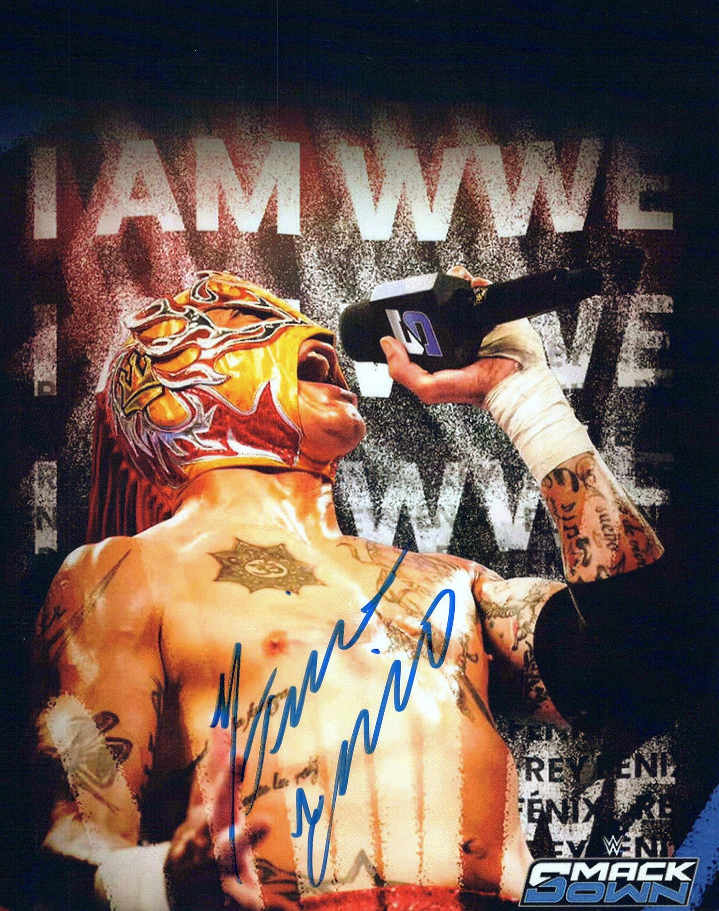 Rey Fenix AEW TNA WWE 8x10 photo signed auto autographed
