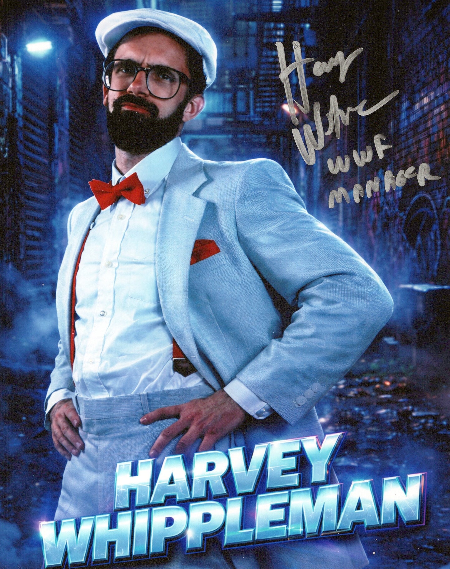Harvey Wippleman WWWF WWF 8x10 photo signed auto autograph inscribed
