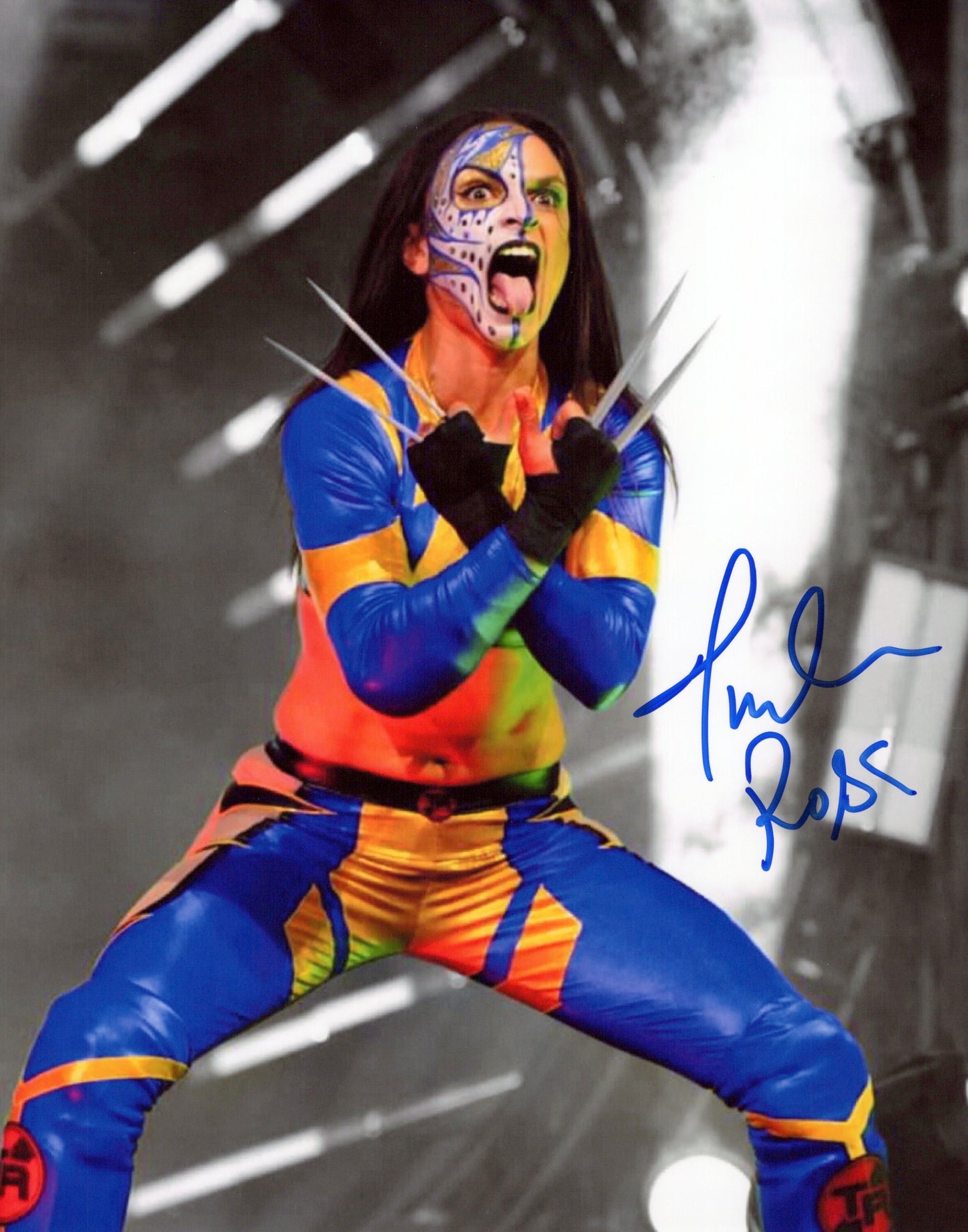 Thunder Rosa (8x10) AEW photo signed auto autographed
