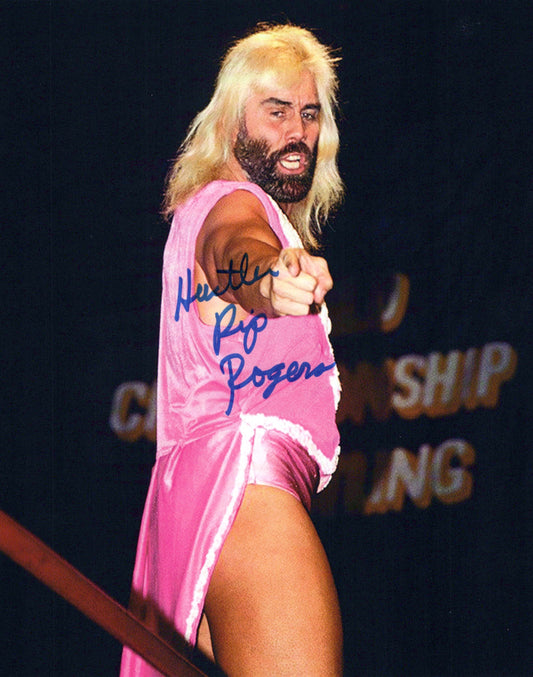 Rip Rogers WWWF WWF 8x10 photo signed auto autograph