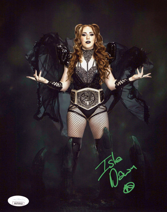 Isla Dawn (metallic 8x10) JSA certed photo signed auto autographed NXT WWE