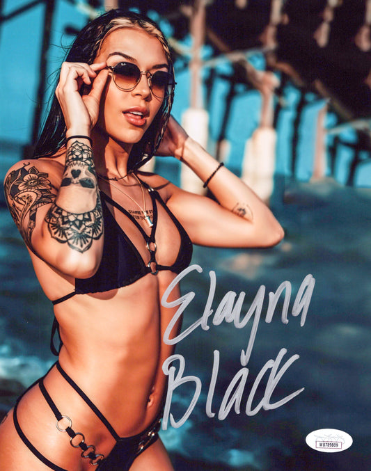 Elayna Black Cora Jade (8x10) JSA COA NXT WWE TNA photo signed auto autographed
