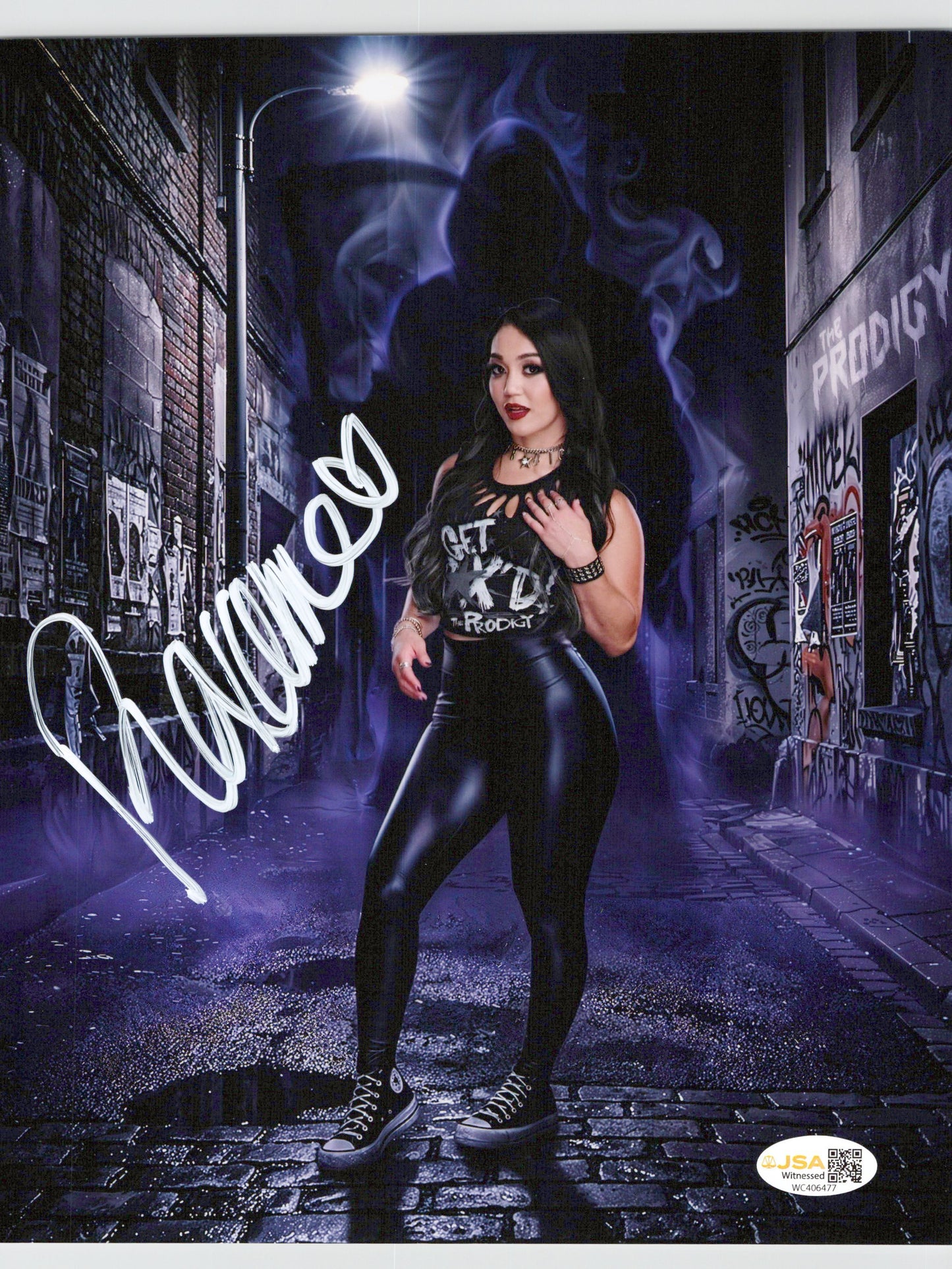 Roxanne (metallic 8x10) JSA COA WWE NXT photo signed auto autographed