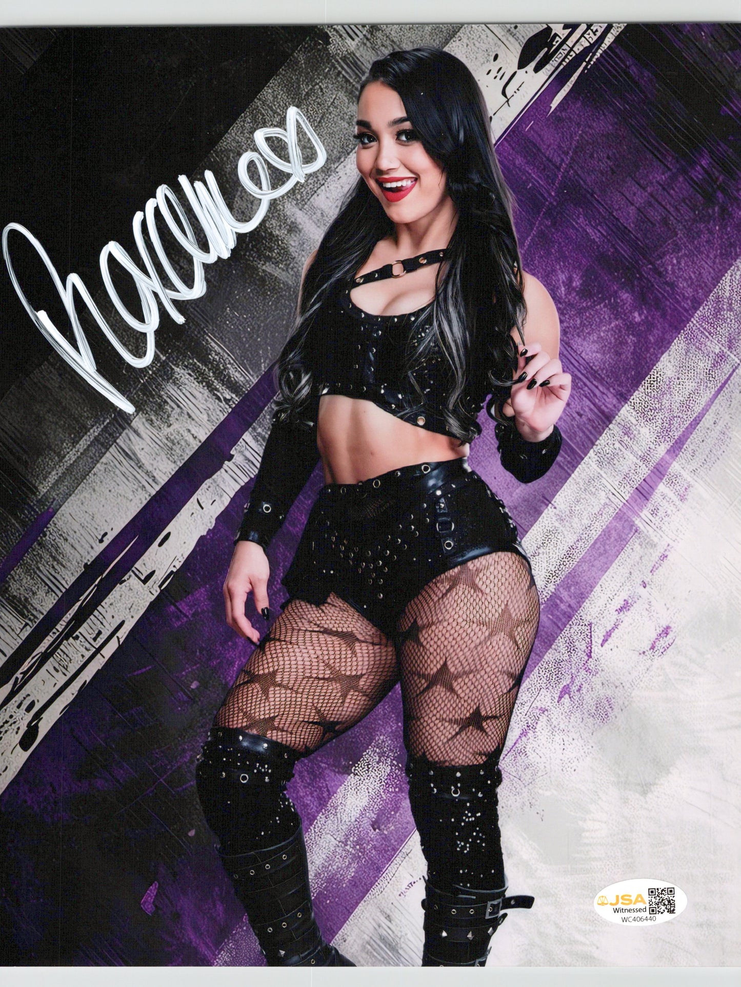 Roxanne (metallic 8x10) JSA COA WWE NXT photo signed auto autographed