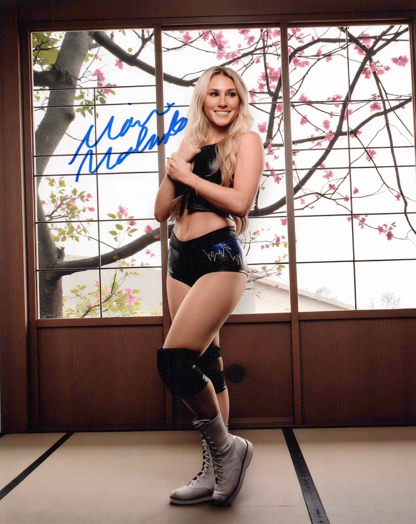 Marie Malenko (8x10) photo NXT WWE EVOLVE signed auto autographed