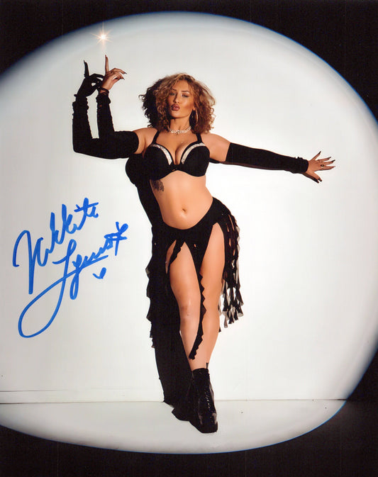 Nikkita Lyons (8x10) photo NXT WWE EVOLVE signed auto autographed