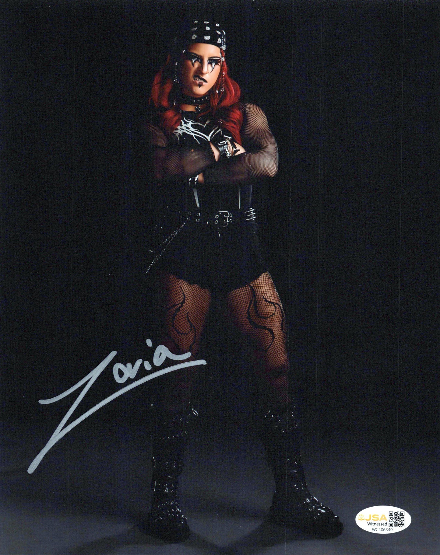 Zaria (8x10) JSA COA WWE NXT SEXY photo signed auto autographed