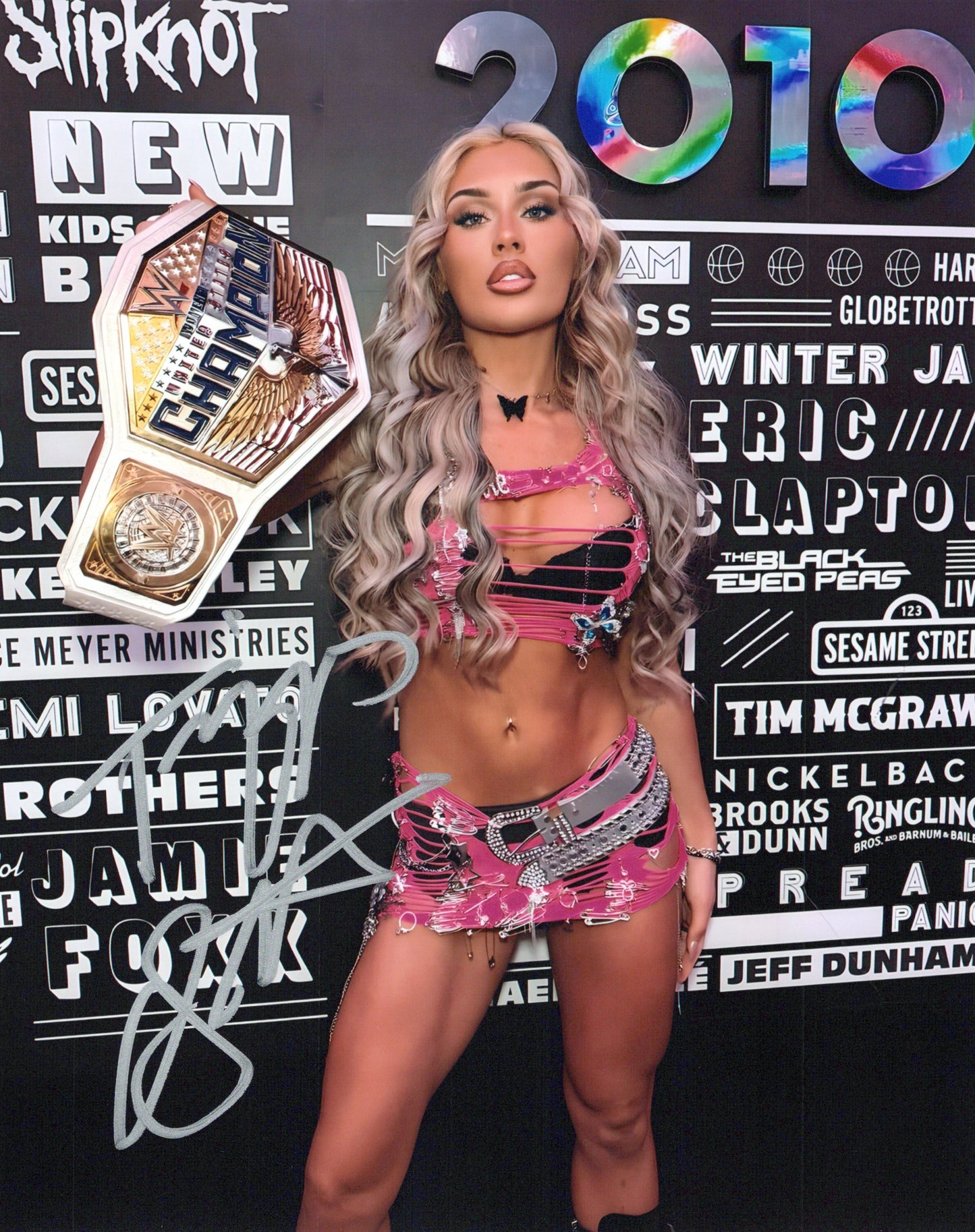 Tiffany Stratton (8x10)  WWE NXT autograph signed photo