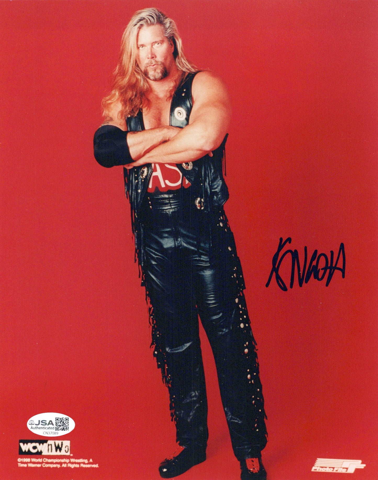 Kevin Nash (8x10) JSA COA photo signed autographed WWE WCW NWO