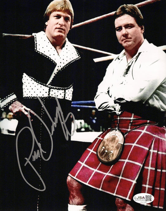 Paul Orndorff Mr. Wonderful 1derful inscribed (8x10) JSA COA photo signed autographed WWF WCW