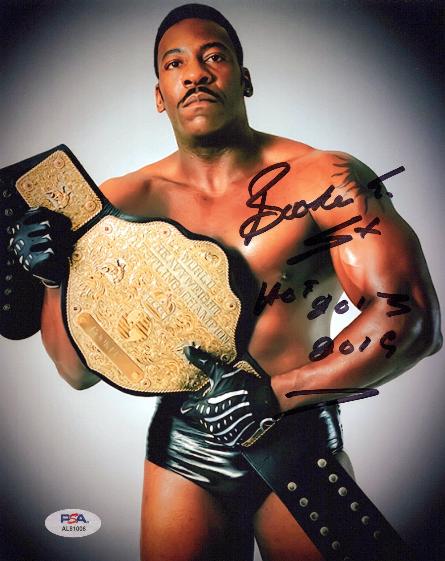 Booker T (8x10) PSA COA  photo signed auto autographed WWE WCW inscribed