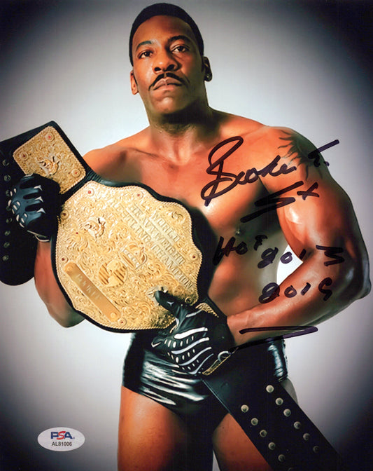 Booker T (8x10) PSA COA  photo signed auto autographed WWE WCW inscribed